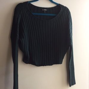Express Knit Crop Top Sweater